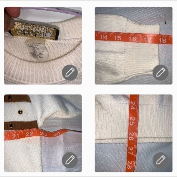 Vintage GEPETTO 100% Cotton Long Sleeve Argyle Knit Pullover Sweater - Picture 6 of 8